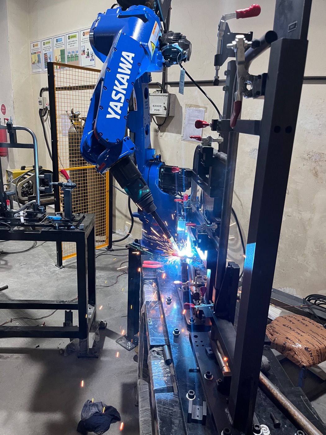 Production welding cell